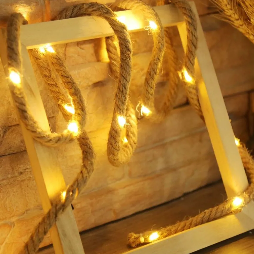 Deko-Tau Lichterkette Mit 30 Leds Warmweis