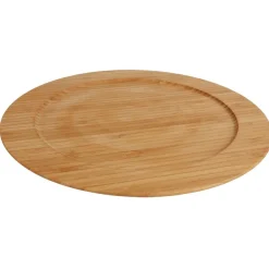 Dekoteller Aus Bambusholz 30Cm