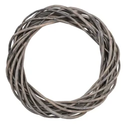 Deko-Weidenkranz 36Cm Grau