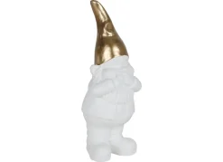 Deko-Zwerg Mit Goldener Mutze 40Cm