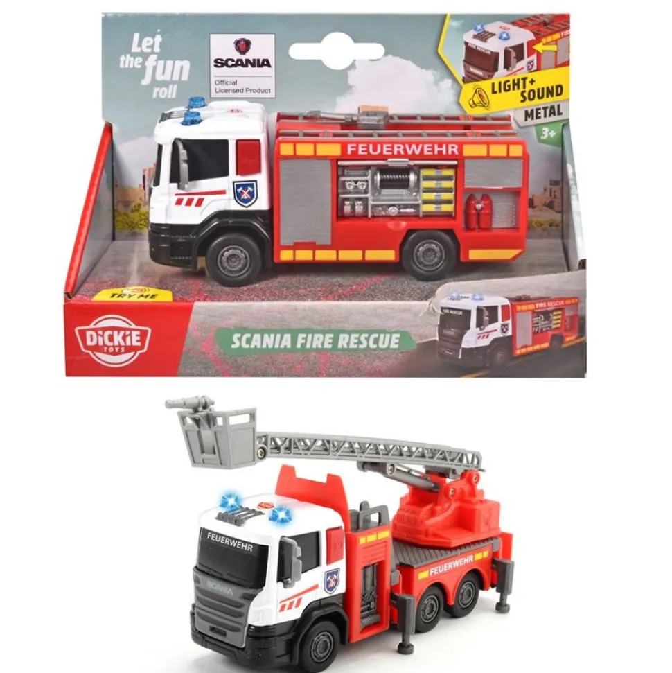 Dickie Toys Scania Feuerwehrauto 14,5Cm