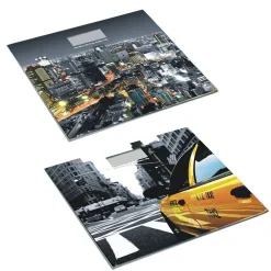 Digitale Glas-Personenwaage City-Style 30X1,5X25Cm
