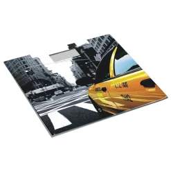 Digitale Glas-Personenwaage City-Style 30X1,5X25Cm
