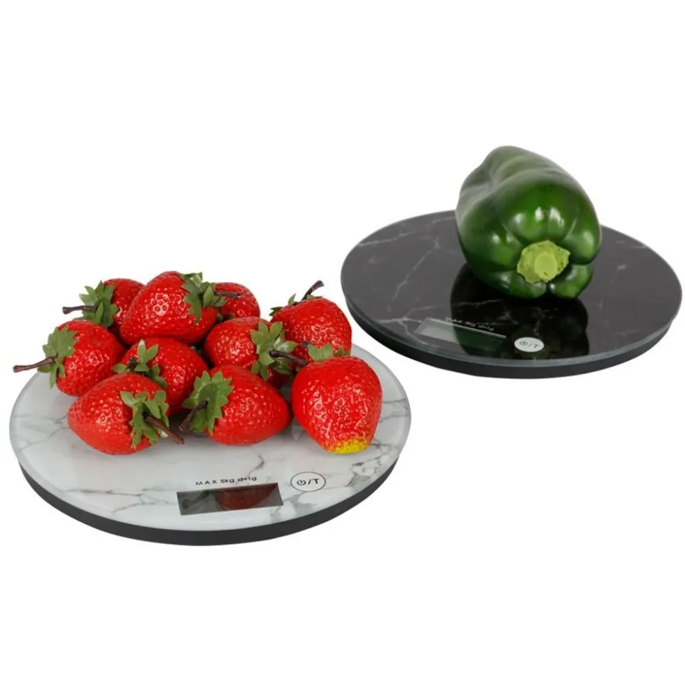 Digitale Kuchenwaage Im Marmor-Design