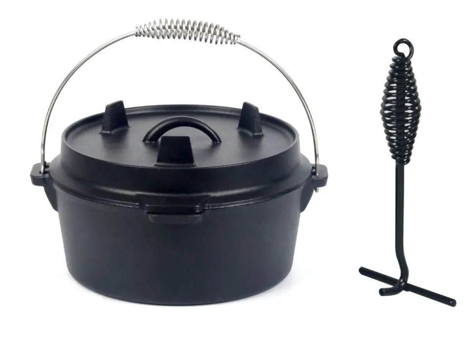 Dutch Oven Aus Gusseisen 25X10Cm 4,3 Liter