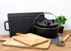 Dutch Oven Aus Gusseisen 25X10Cm 4,3 Liter