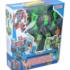 Eddy Toys Transformer-Roboterauto 2In1