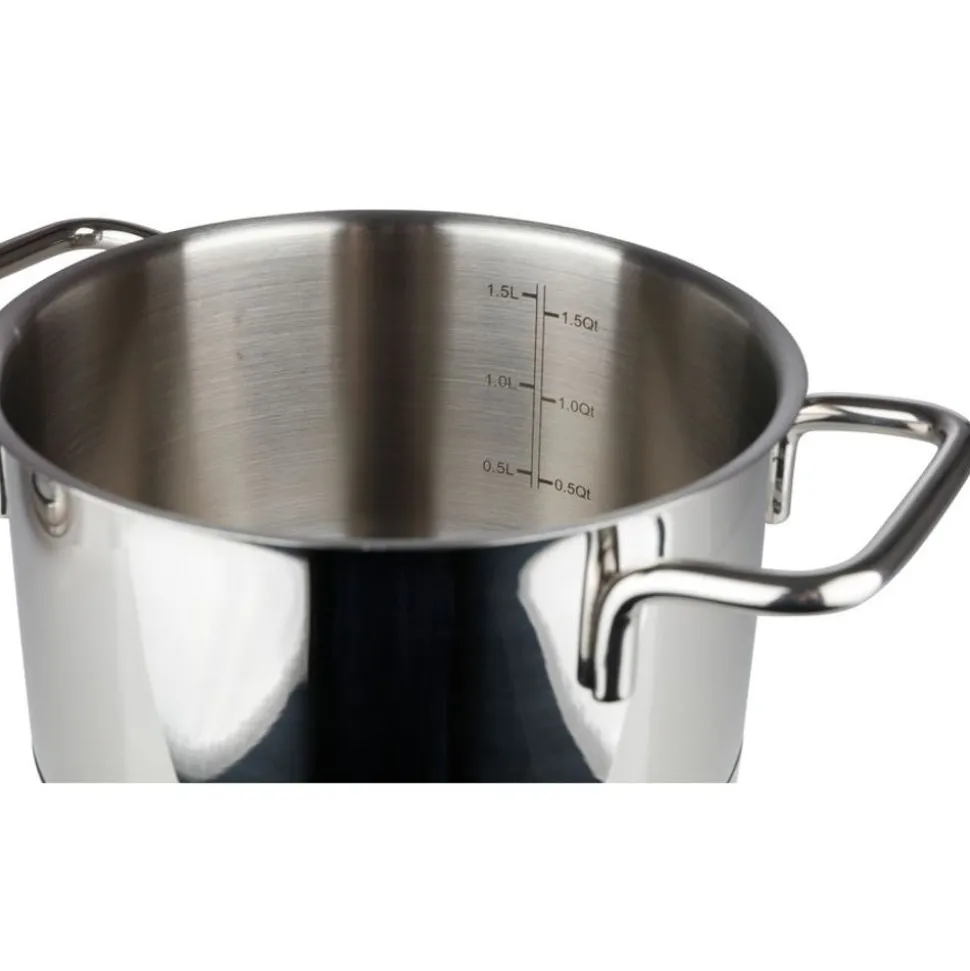 Edelstahl-Bratentopf 1,7 Liter