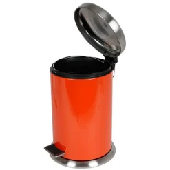 Edelstahl-Treteimer 12L Orange
