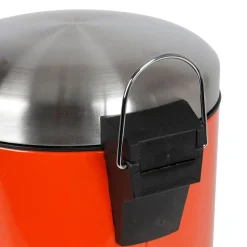 Edelstahl-Treteimer 12L Orange