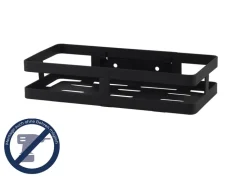 Edelstahl-Wandregal 25Cm Schwarz