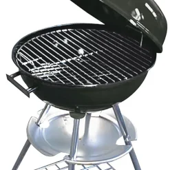 Emaille-Kugelgrill-Wagen Schwarz