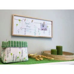 2Er-Set AufbewahrungsKörbe Blumenprint