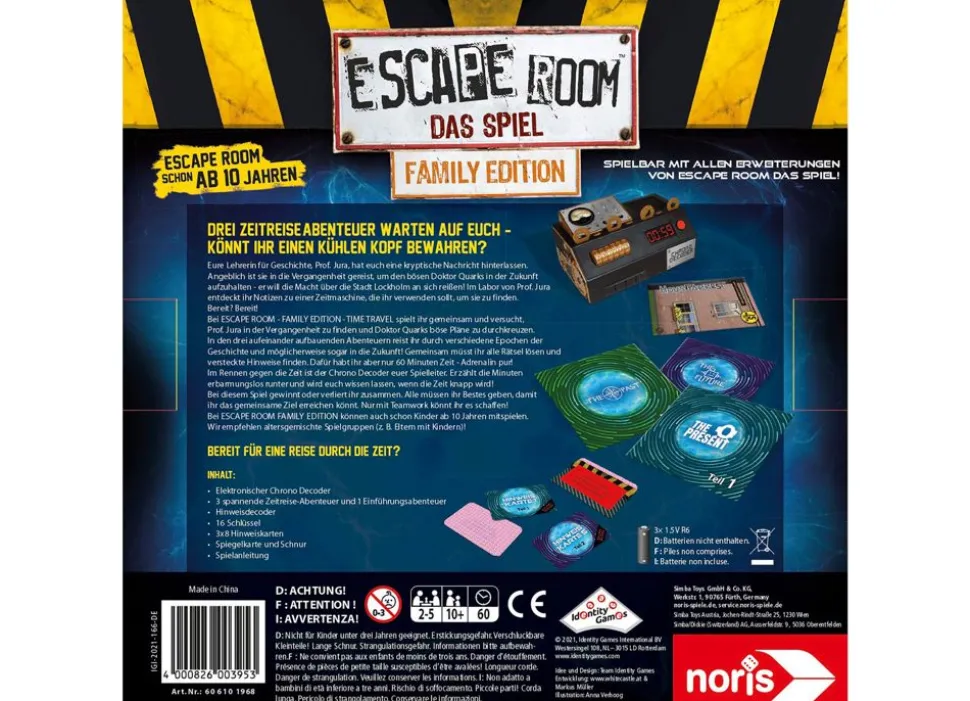Escape Room Das Spiel Family Edition Time Travel