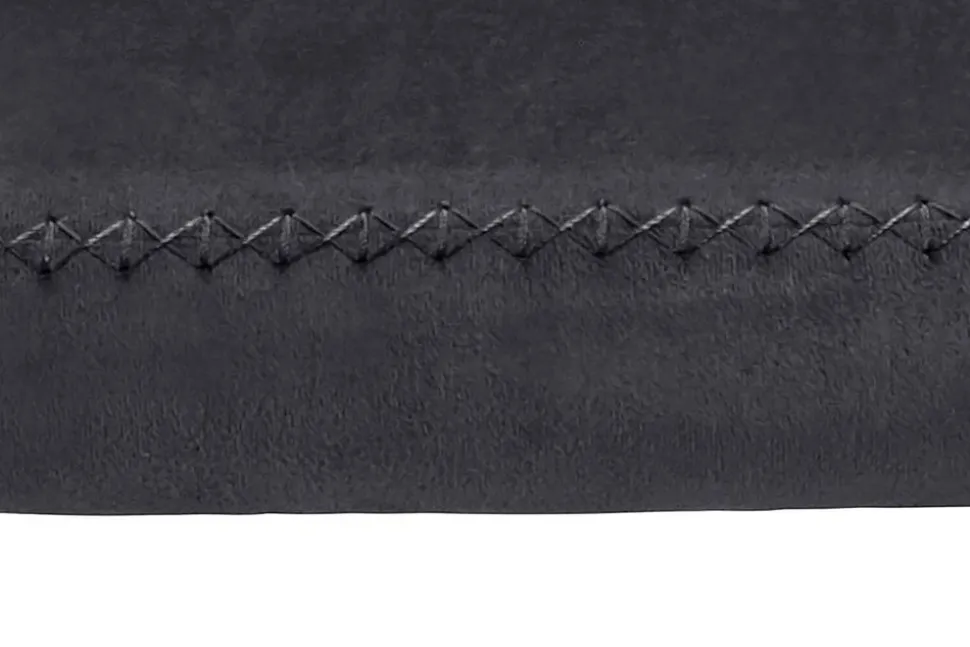 Esszimmerstuhle Aus Samt Mit Metallfusen 2Er-Set Schwarz