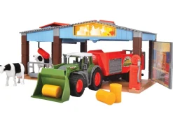 Fendt Bauernhof-Spielset Mit Traktor, Scheune Und Viel Zubehör