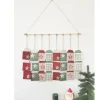 Filz-Adventskalender Hauser 72X107Cm Rot/Grun