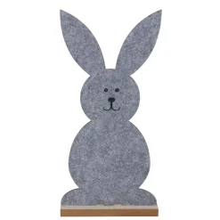 Filz-Dekofigur Osterhase 62Cm Hellgrau