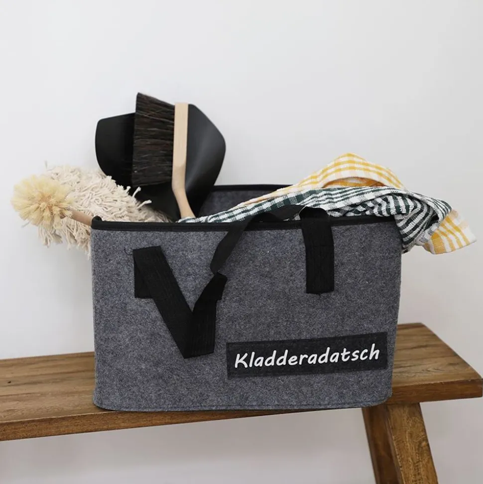 Filztasche Mit Applikation 40X25,5X26,5Cm