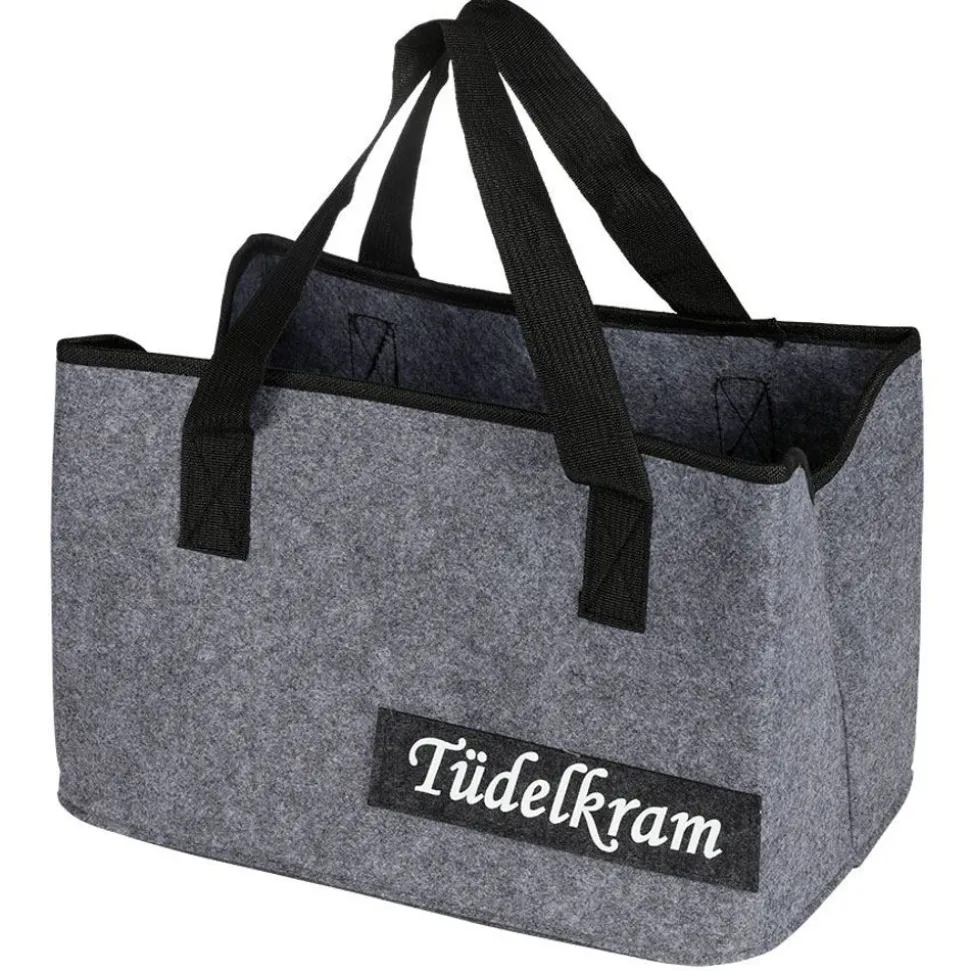 Filztasche Mit Applikation 40X25,5X26,5Cm