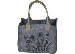 Filztasche Mit Fruhlingsmotiv 24X14,5X30Cm