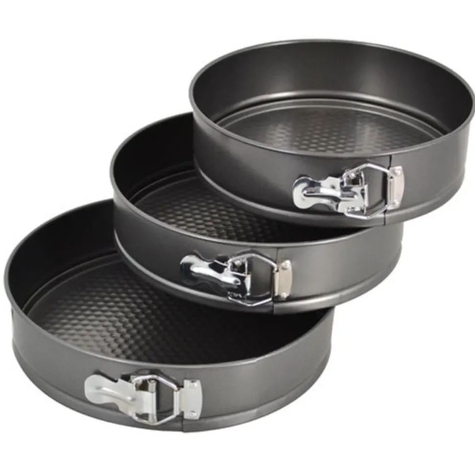 Flachboden-Springform-Set 3-Teilig