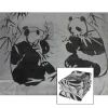 Flanell-Kuscheldecke Mit Panda-Print 150X200Cm