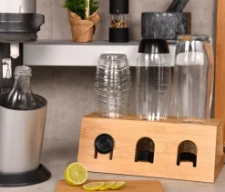 Flaschenhalter Mit Abtropfschale