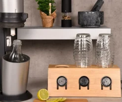 Flaschenhalter Mit Abtropfschale