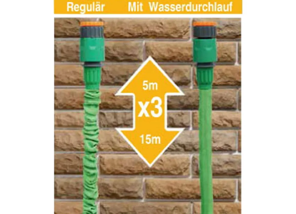 Flexi-Gartenschlauch-Set 5-15M