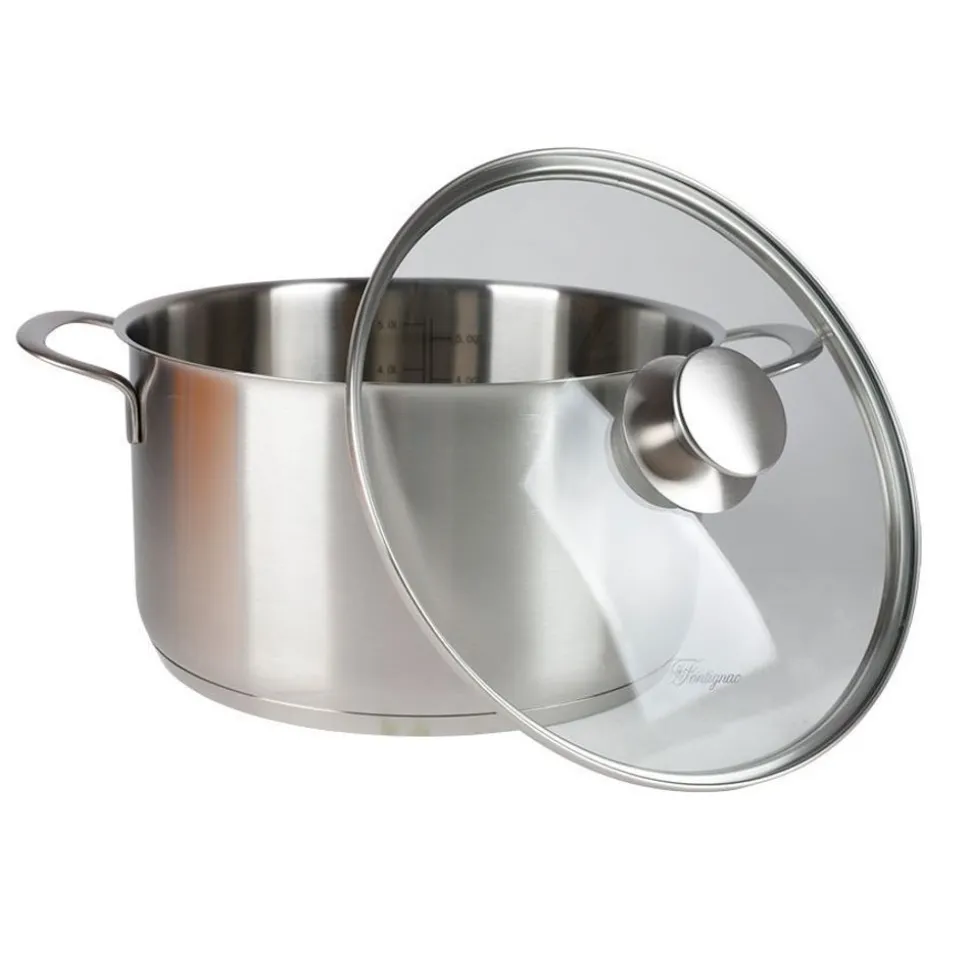 Fontignac Niedriger Kochtopf Mit Deckel 24Cm