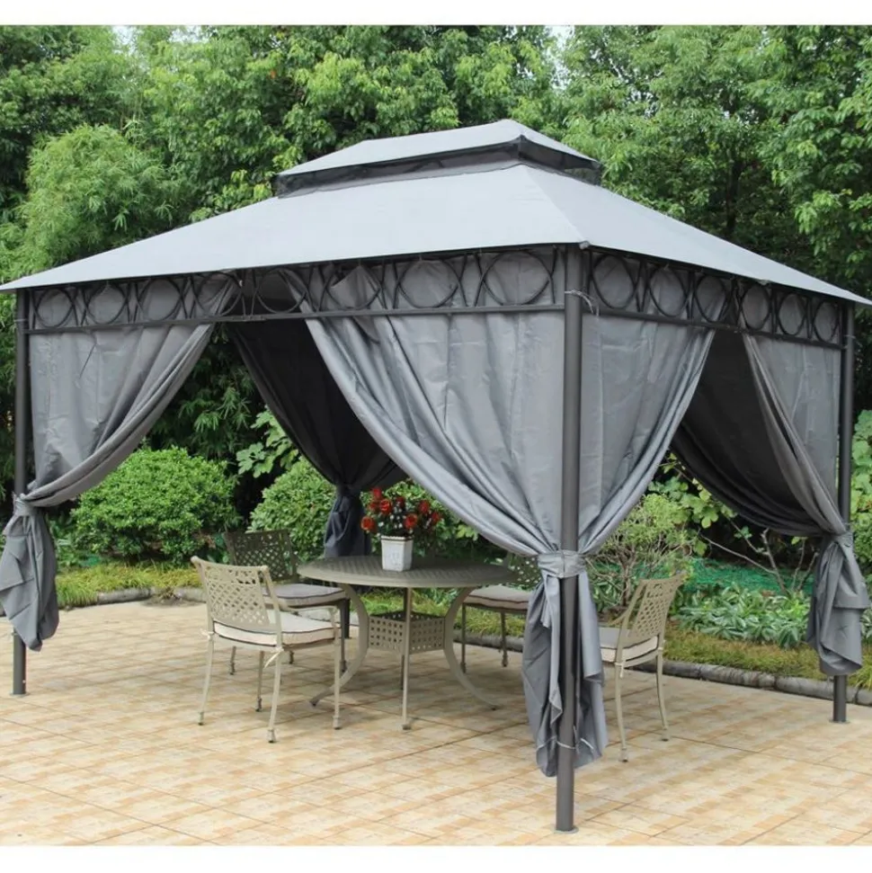 Gartenpavillon Cape Town 3X4M Anthrazit
