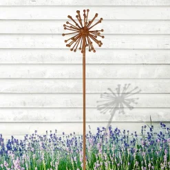 Gartenstecker Allium In Rostbraun 100Cm