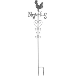 Gartenstecker Wetterhahn 109,5Cm Vintage-Grey