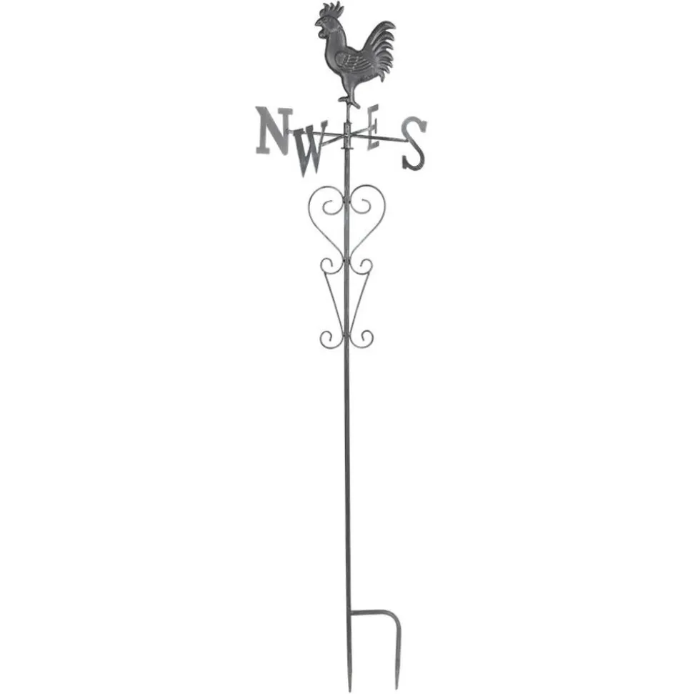 Gartenstecker Wetterhahn 109,5Cm Vintage-Grey