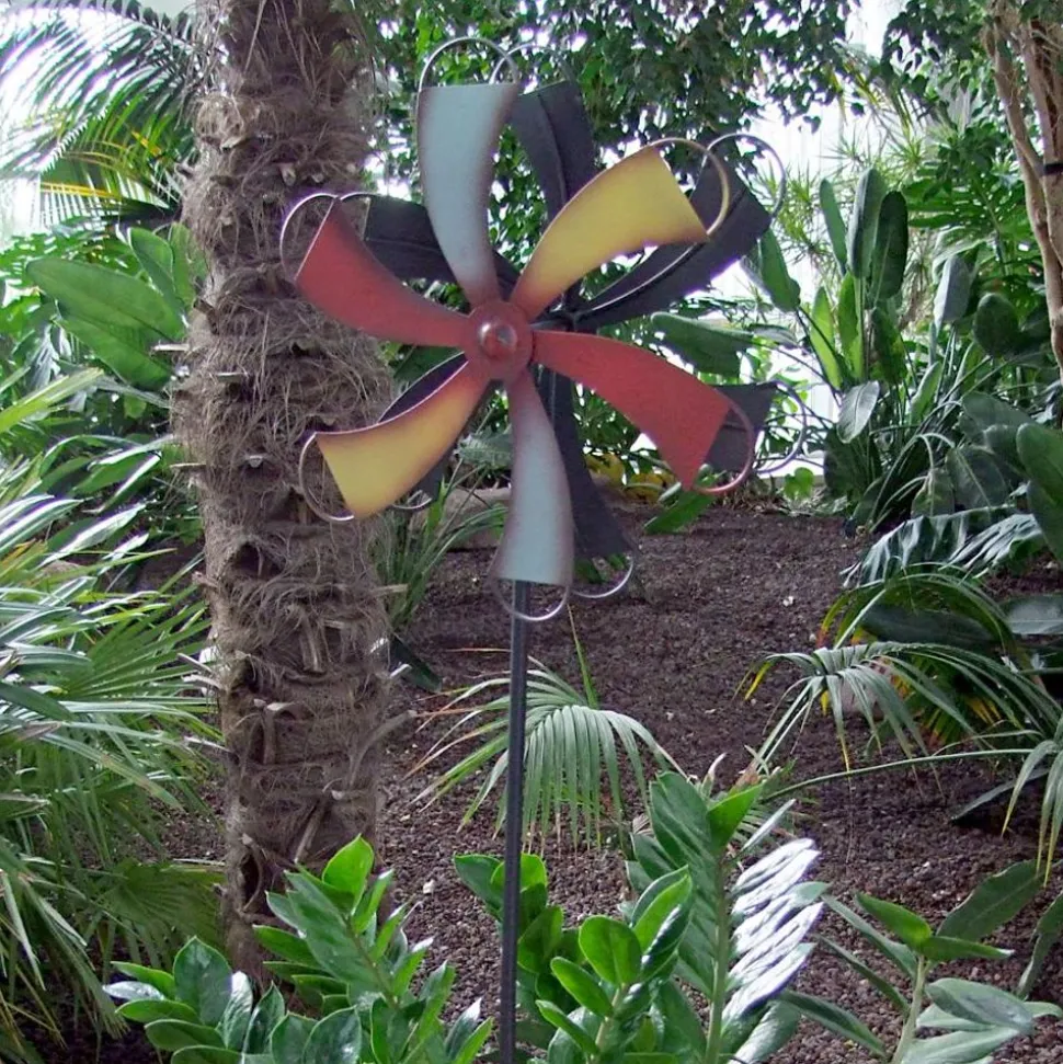 Gartenstecker Windrad