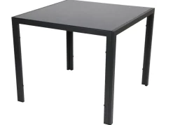 Gartentisch Korfu Mit Glasplatte 90Cm Anthrazit