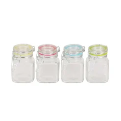Gewurzglaser-Set 4-Teilig Klar 100Ml