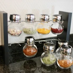 Gewurzregal Gusto Mit 8 Glasstreuern