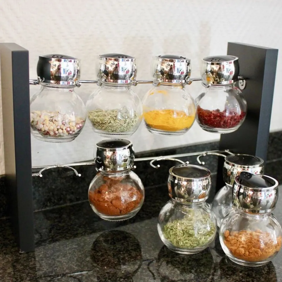 Gewurzregal Gusto Mit 8 Glasstreuern