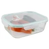 Glas-Frischhaltedose Mit Deckel Eckig 2,26L