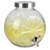 Glas-Getrankespender Zitrone 5L Gelb