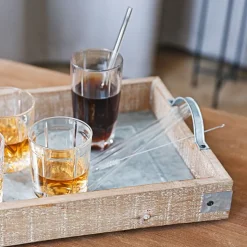 Glas-Trinkhalme 20Cm Mit Reinigungsburste 5-Teilig