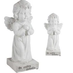 Grabfigur Engel In Stillem Gedenken 56Cm