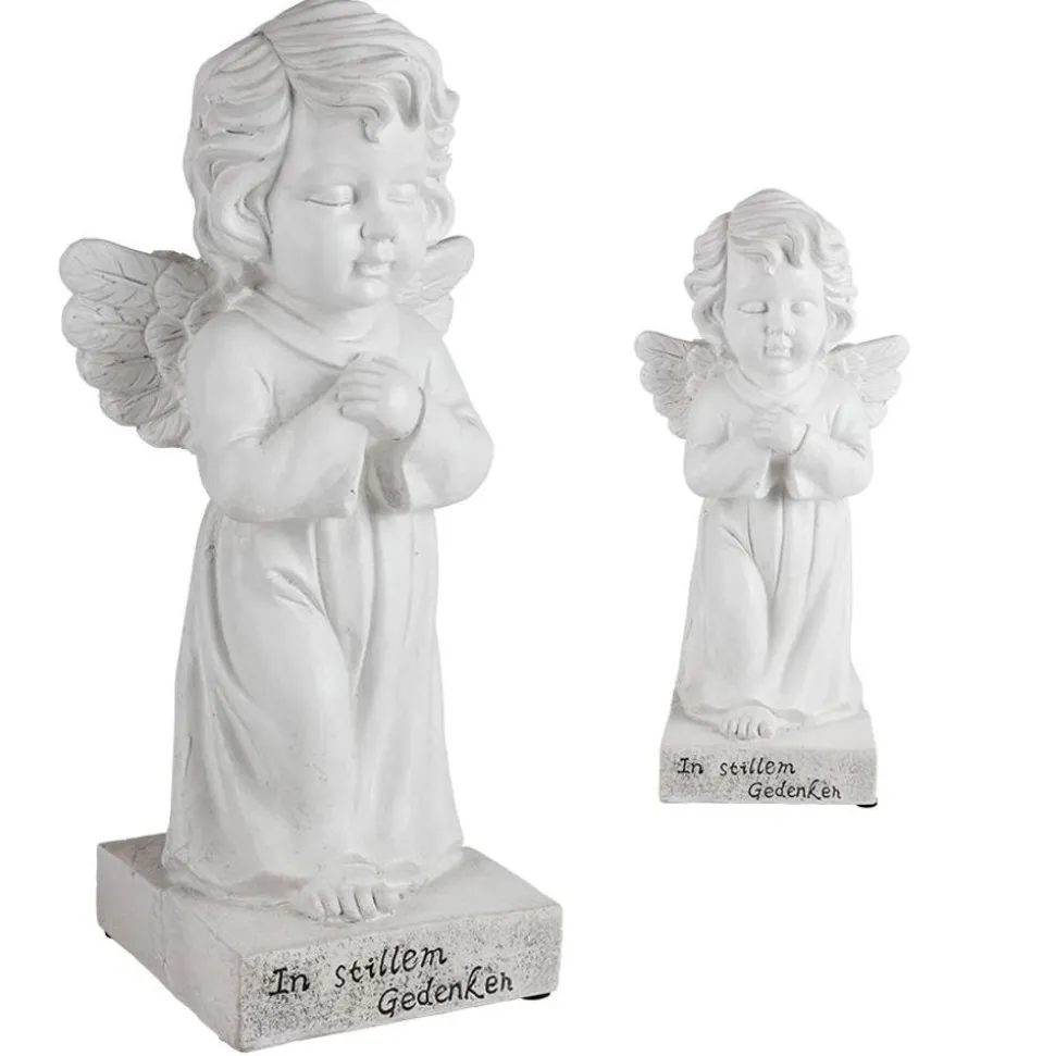 Grabfigur Engel In Stillem Gedenken 56Cm