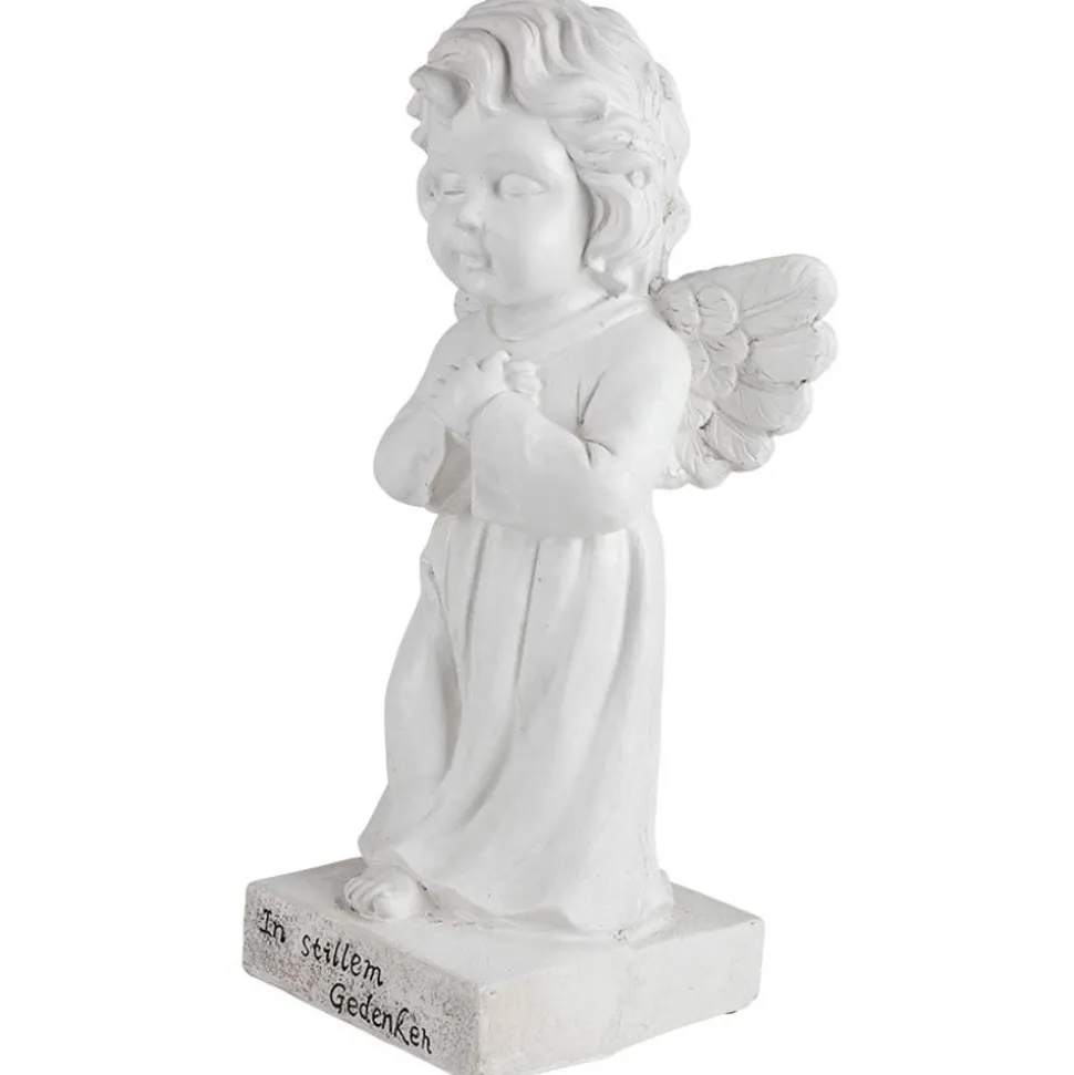 Grabfigur Engel In Stillem Gedenken 56Cm
