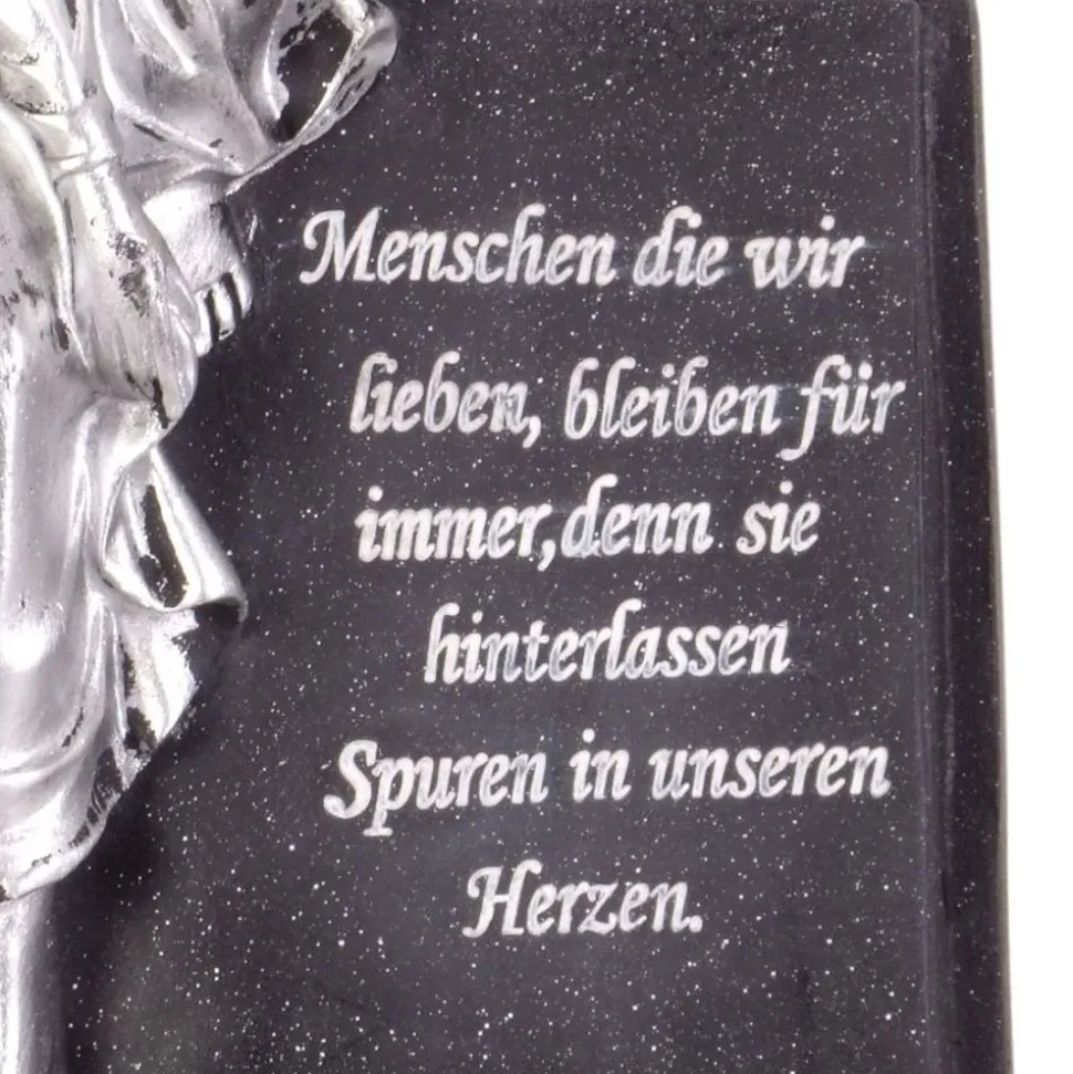 Grab-Spruchstein Mit Sitzendem Engel