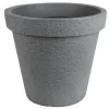 Groser Pflanzkübel Pisa 58X53Cm Steingrau