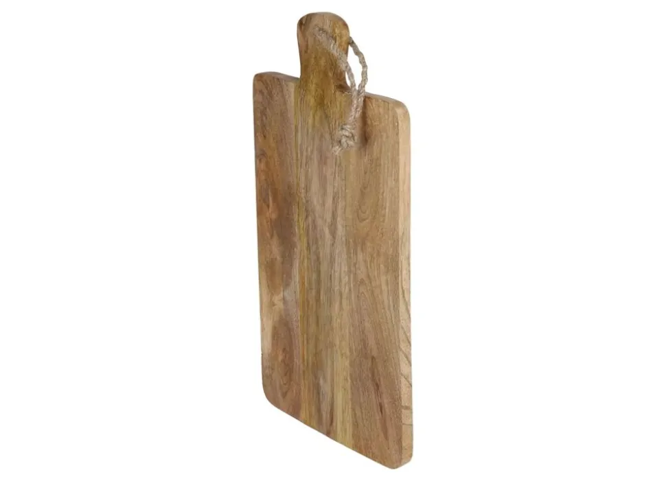 Groses Servierbrett Aus Mangoholz 43X23Cm