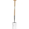Gruner Jan Edelstahlforke Mit T-Stiel 120Cm